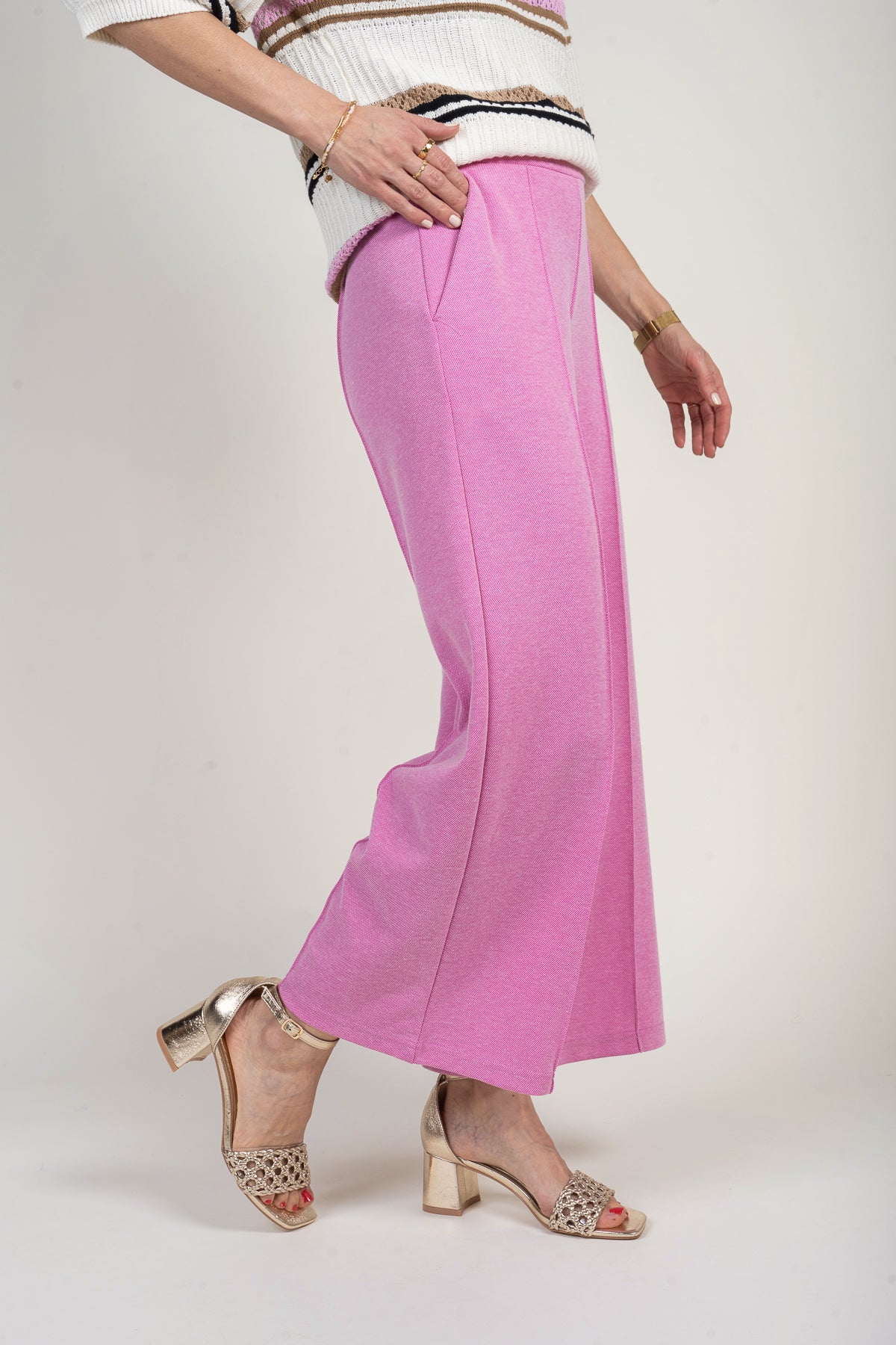Kate Pique Pants Super Pink