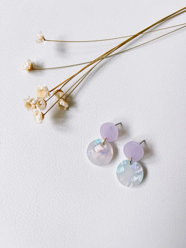 Polly Earrings Lilac