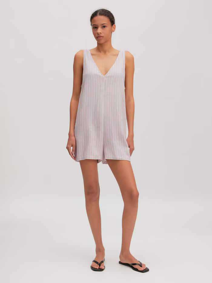 Noel Jumpsuit Pink Stripes