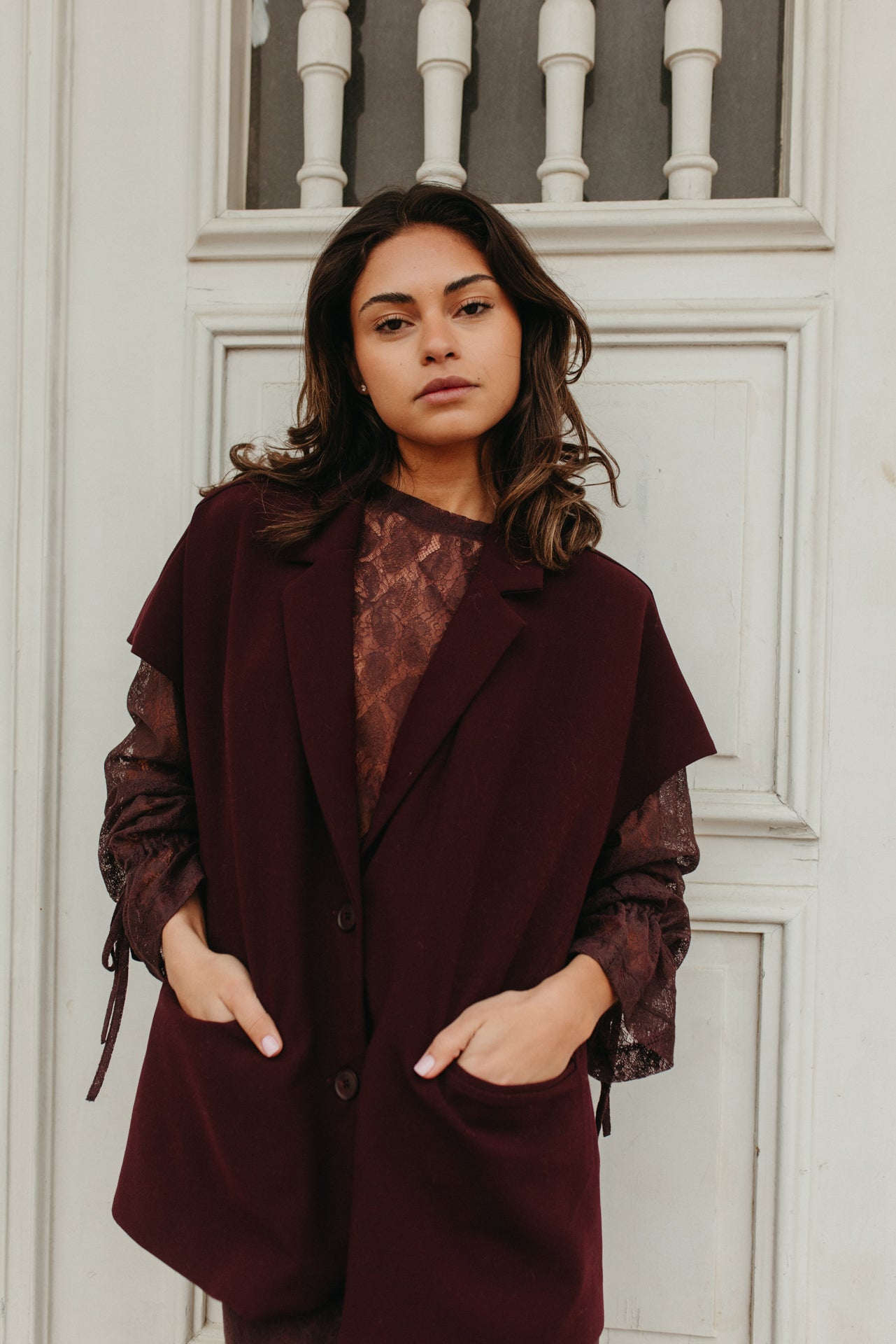 Alba Blazer Bordeaux