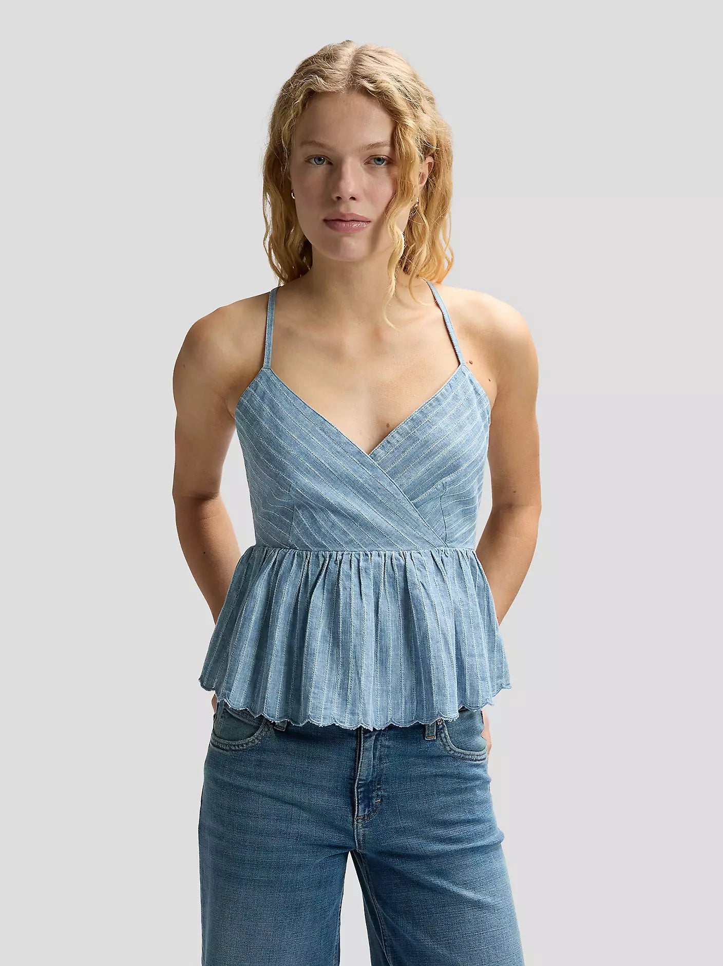 Peplum Cami Top
