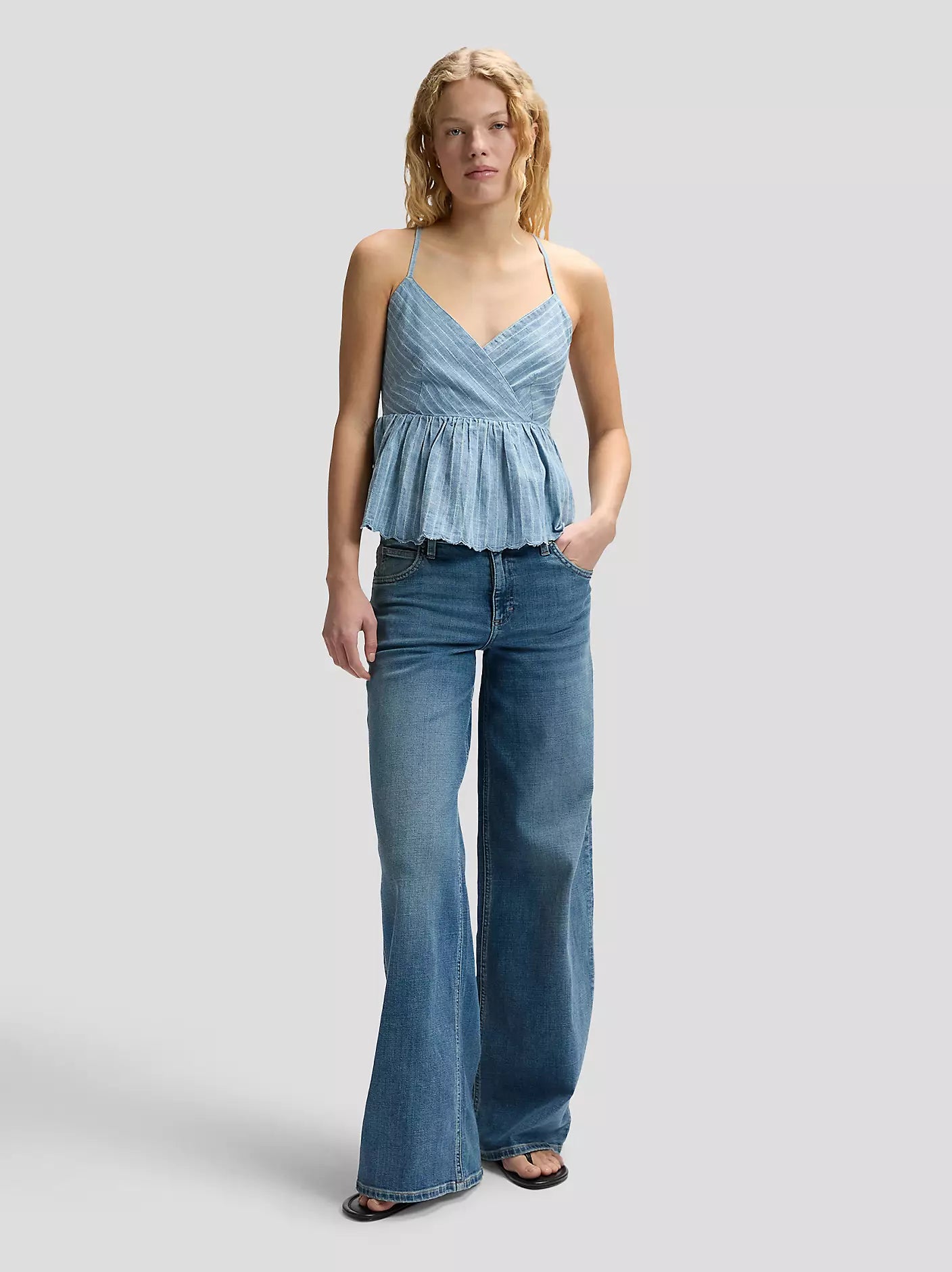 Peplum Cami Top