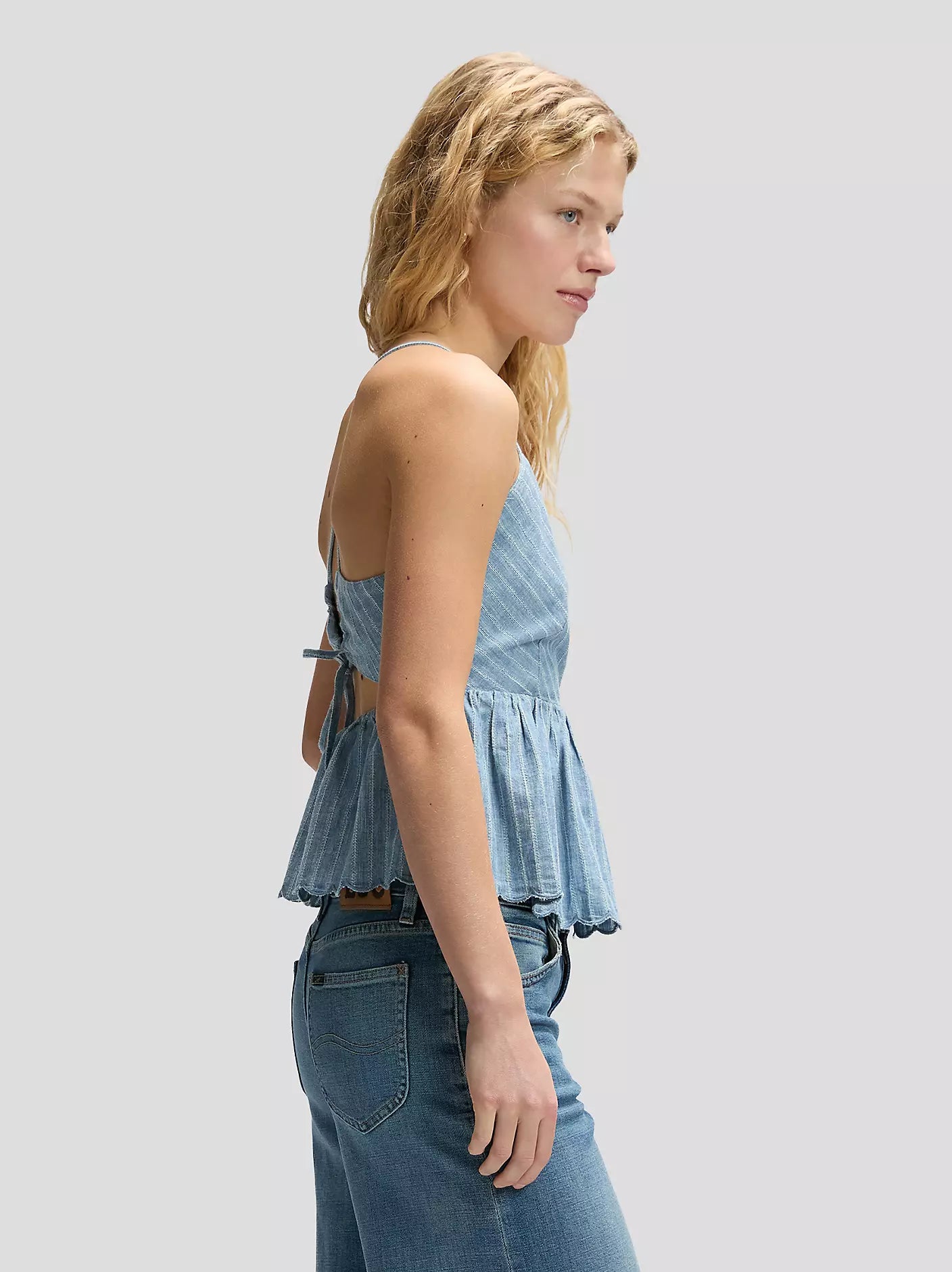 Peplum Cami Top