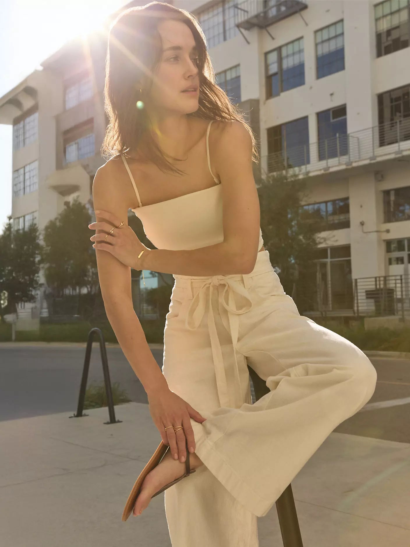 Pleated Pants