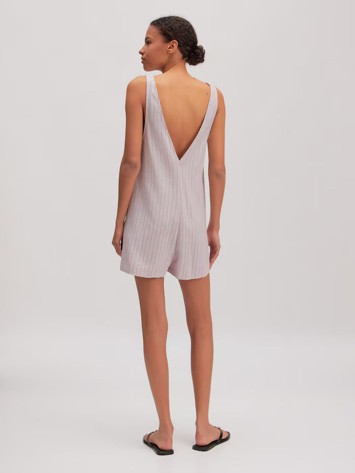 Noel Jumpsuit Pink Stripes