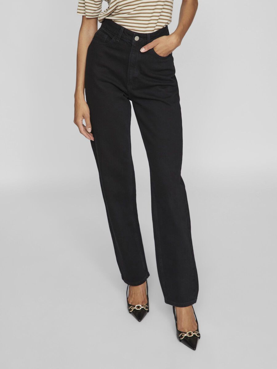 Kelly Straight Jeans Black Denim