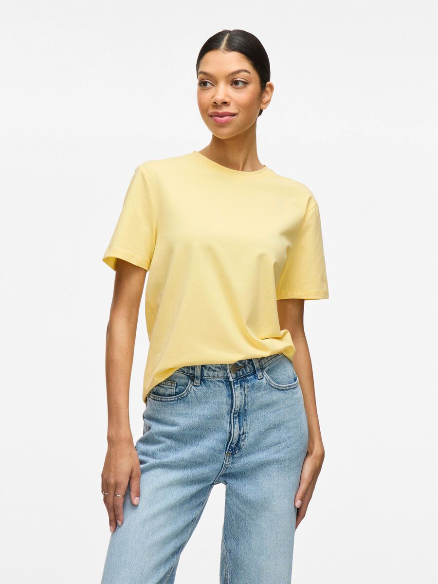 Nora T-shirt Pale Banana