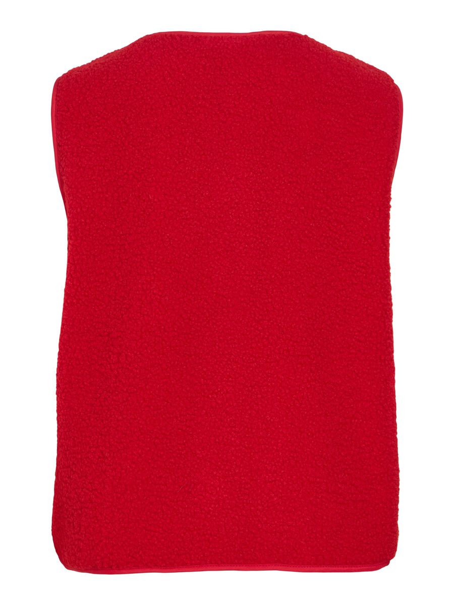Ada Teddy Vest Savvy Red