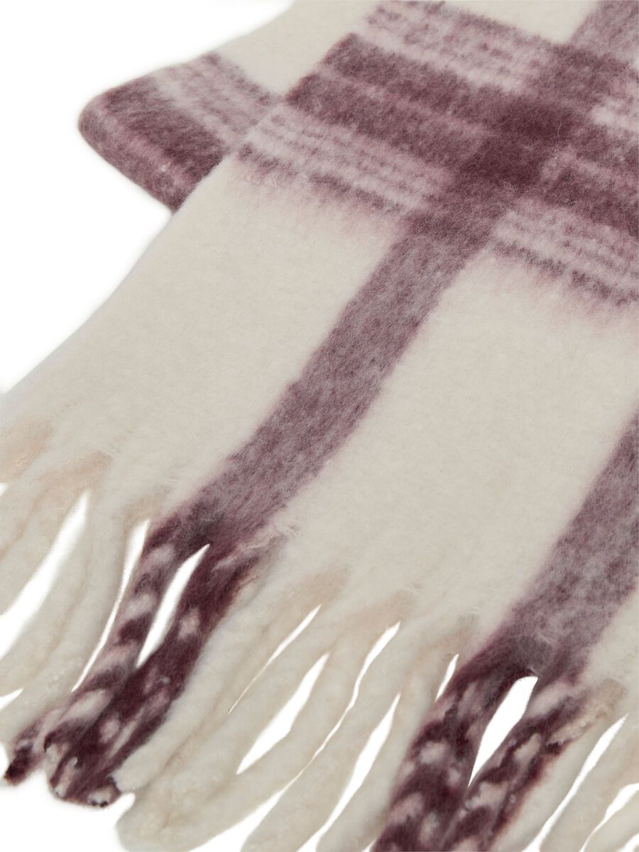 Mimi Scarf Birch/Fig Checks