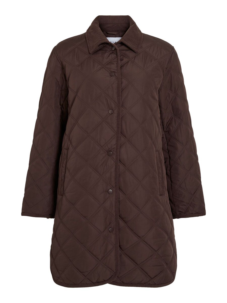 Quila Corduroy Quilt Jacket Coffee Bean