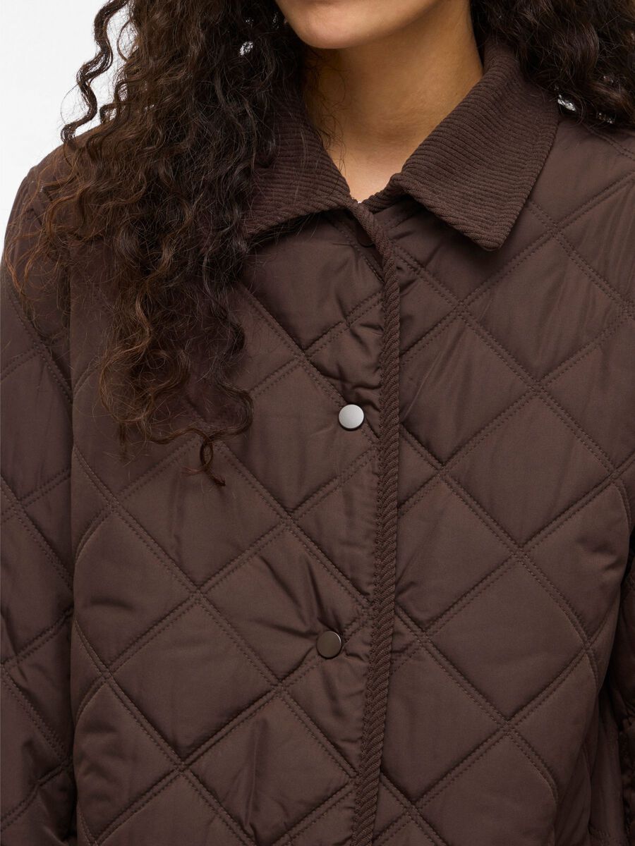 Quila Corduroy Quilt Jacket Coffee Bean