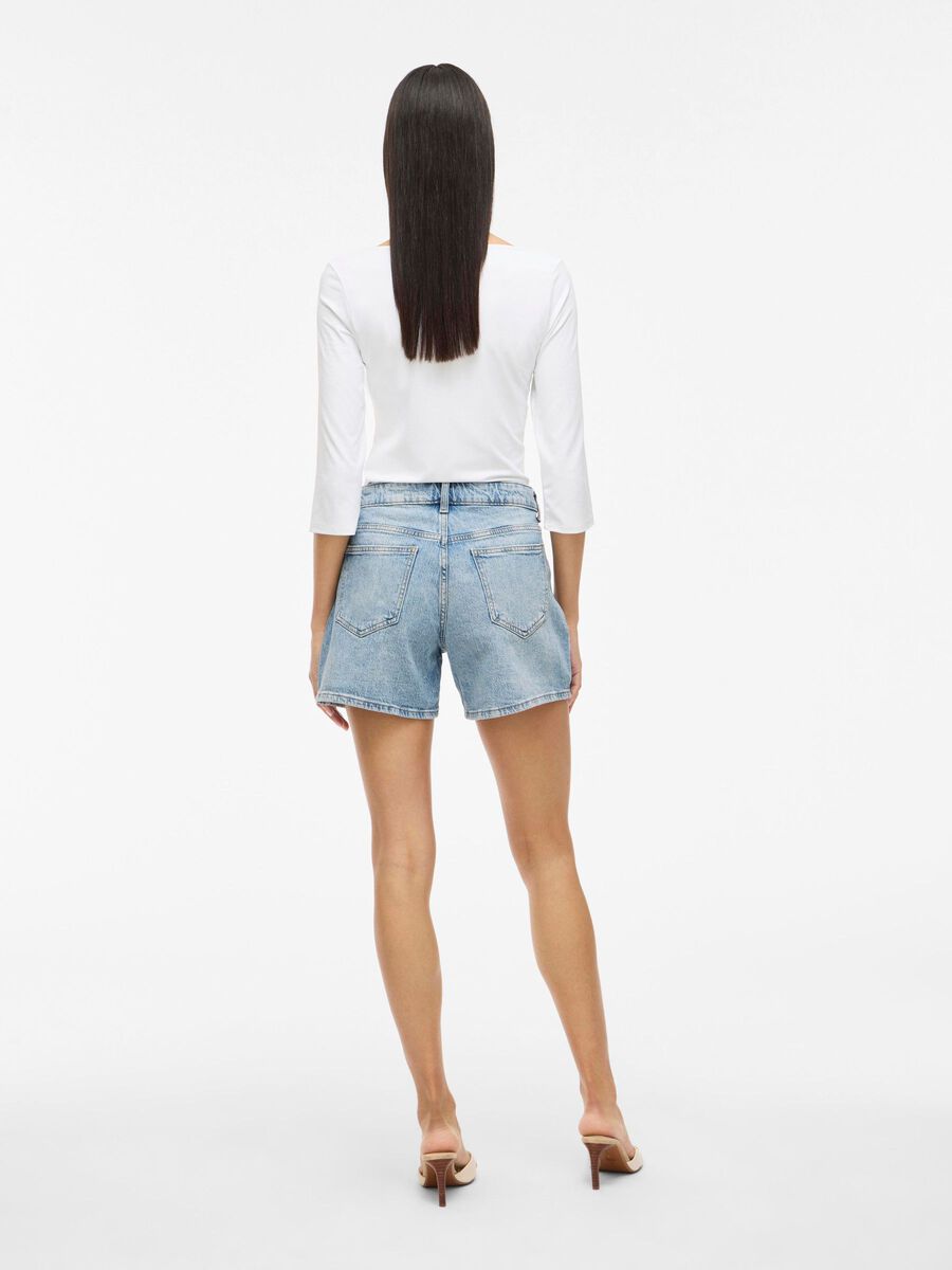 Jaf Denim Short Light Blue Denim