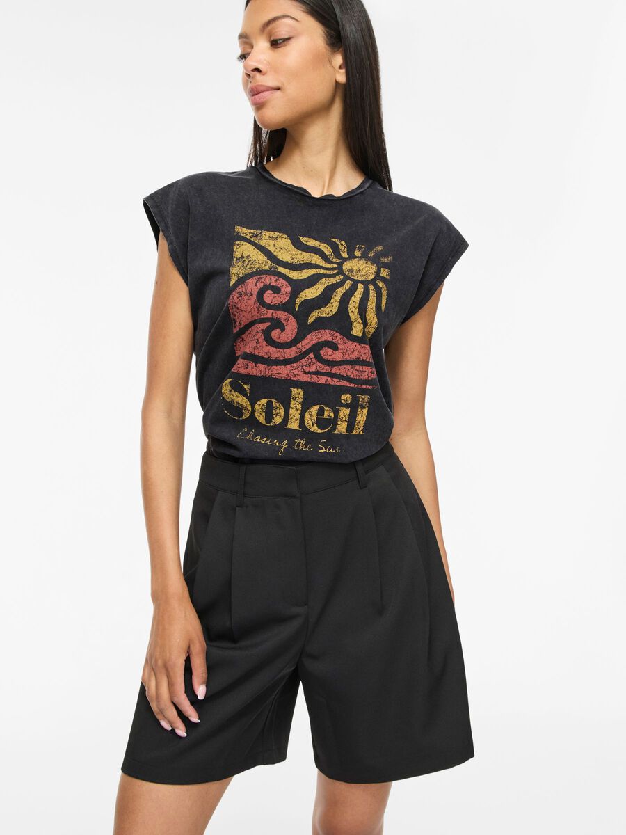Petone Tank Top Black Beauty