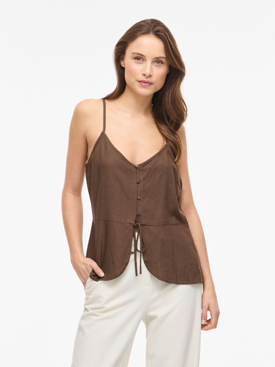 Keta Singlet Top Slate Black