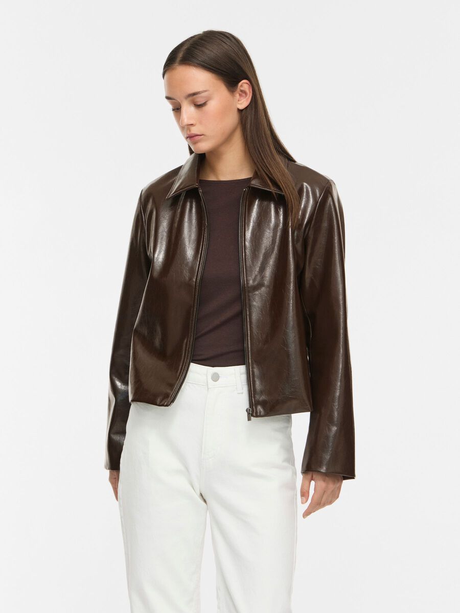 Shinny Zipper Jacket