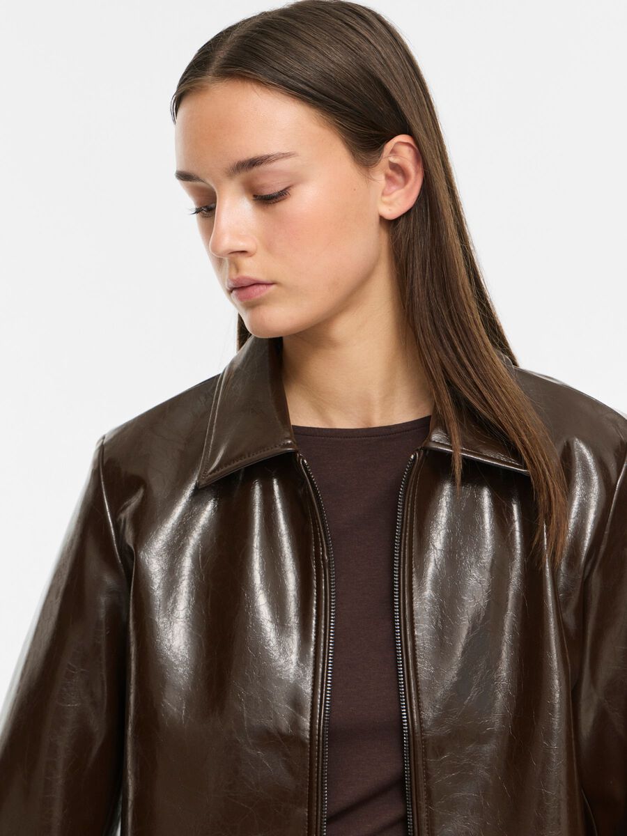 Shinny Zipper Jacket