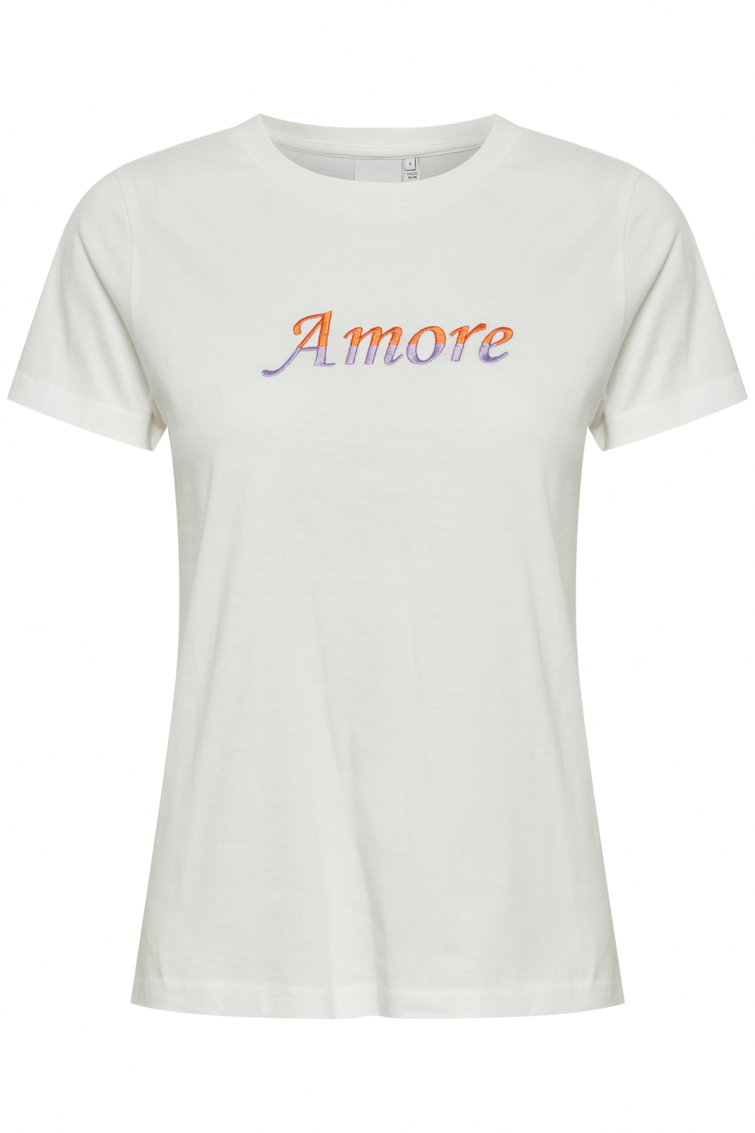 Runela T-Shirt Cloud Dancer/Amore