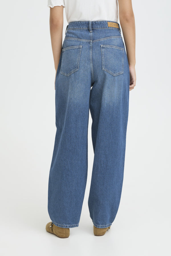 Berisel Pants Medium Blue Washed