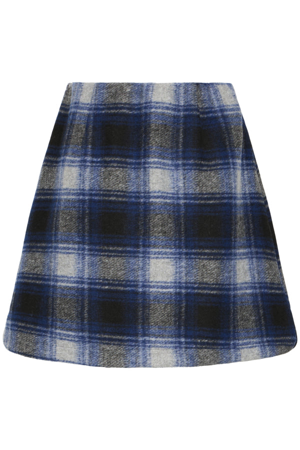 Wooly Check Skirt
