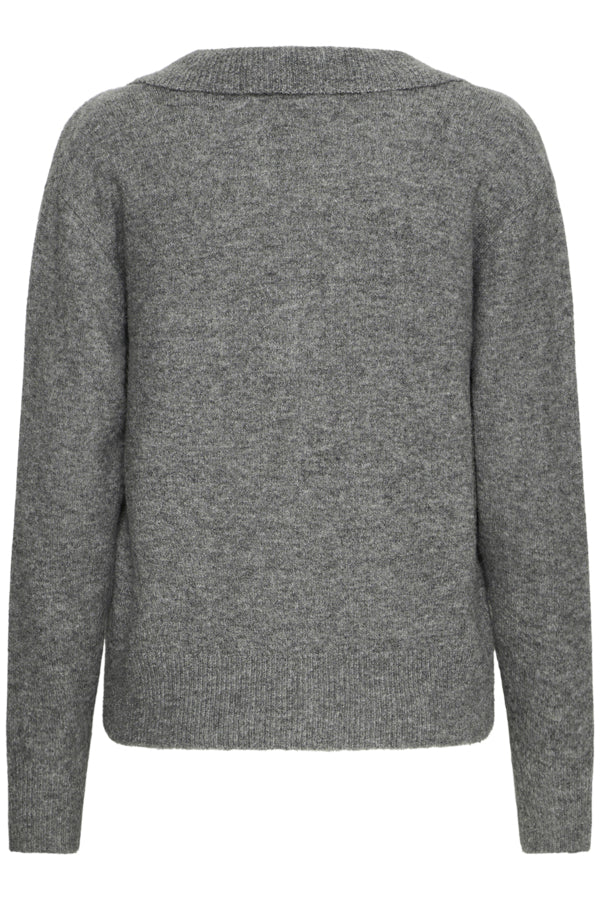 Macon Knit Dark Grey Melange