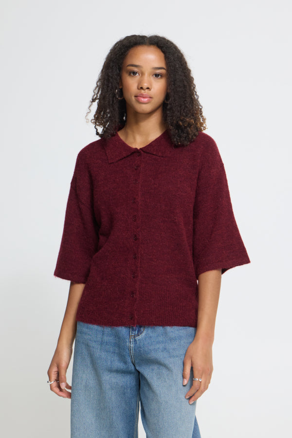 Kamara Knit Vest Rhododendron