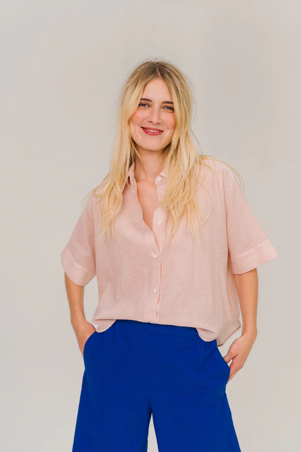 Ines Ambo Blouse Rose