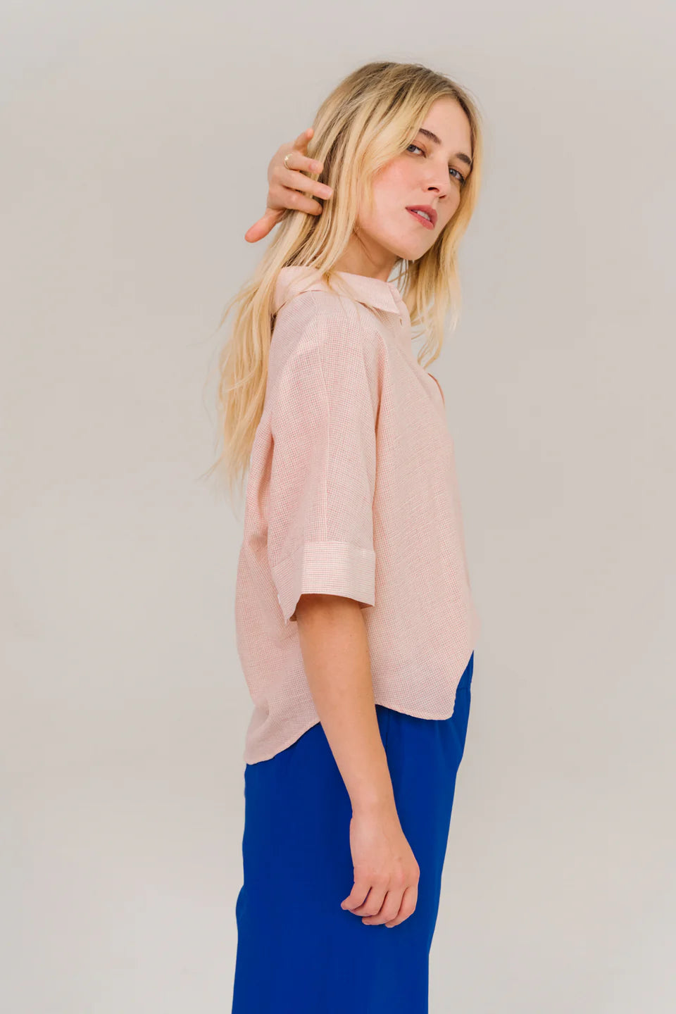 Ines Ambo Blouse Rose