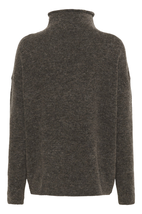 Miya Knit Dark Grey Melange