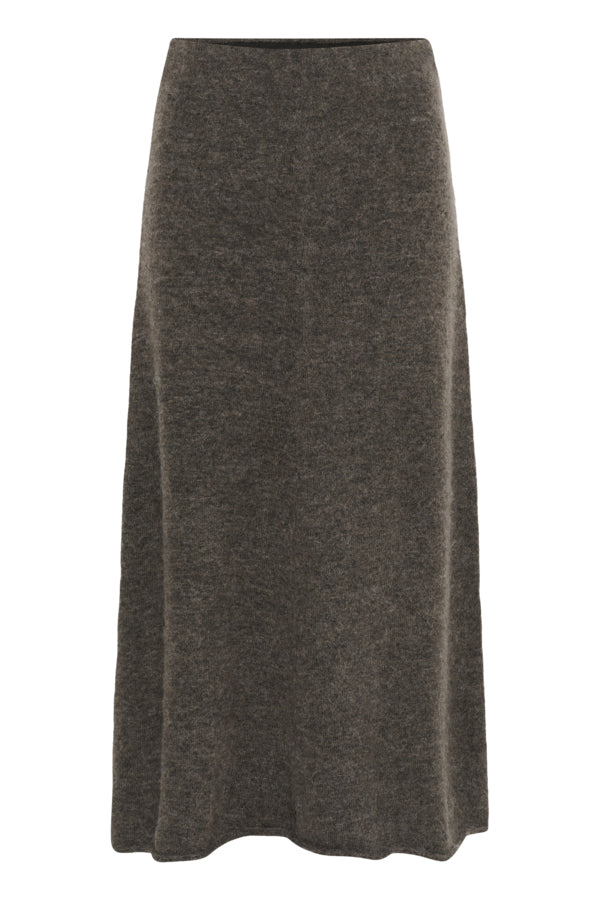 Miya Skirt Dark Grey Melange