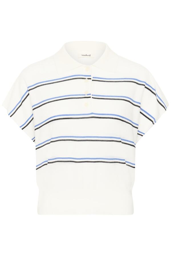 Elana Polo White/Regatta Stripes
