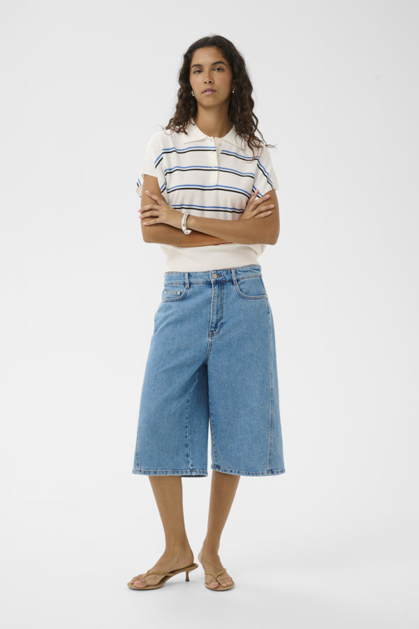 Elana Polo White/Regatta Stripes