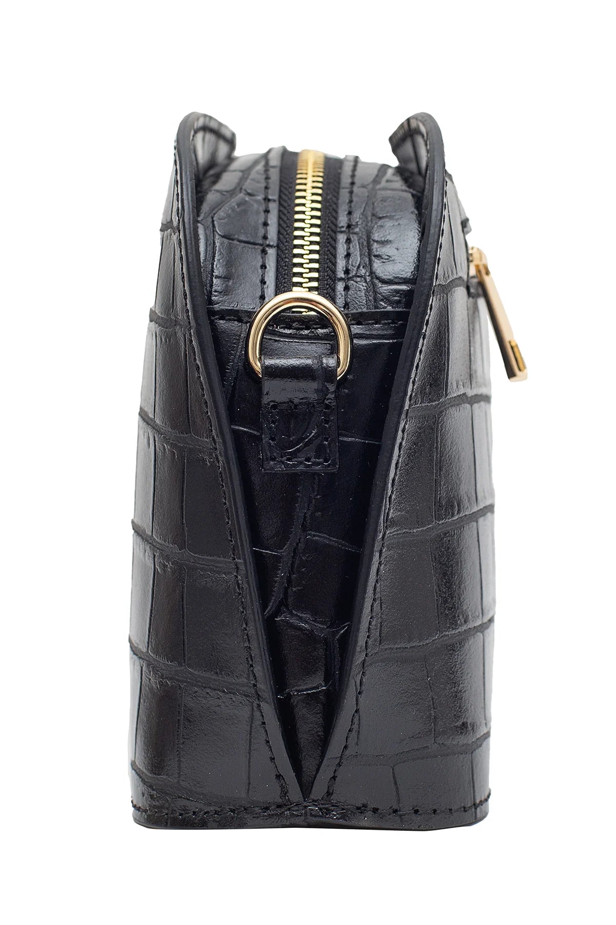 Deborah Croco Bag Noir