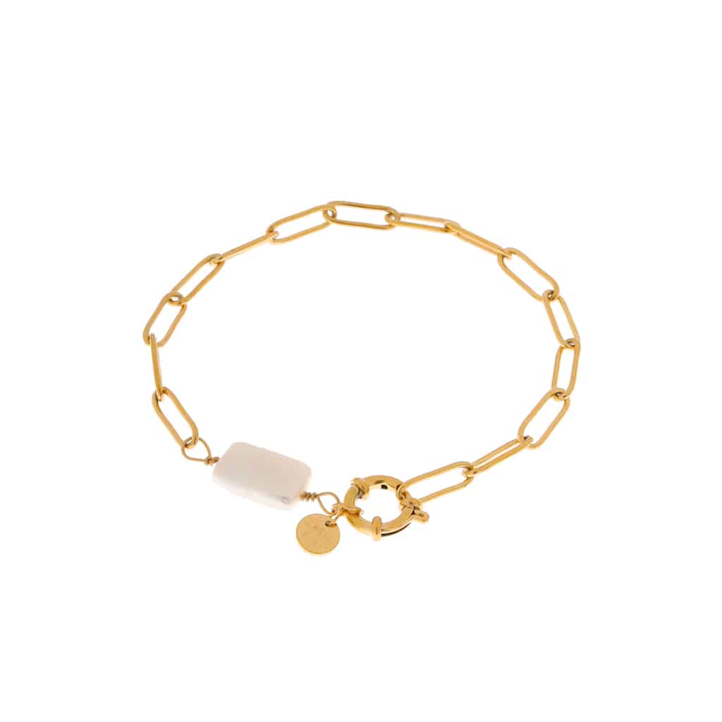 Hold On Big Pearl Bracelet