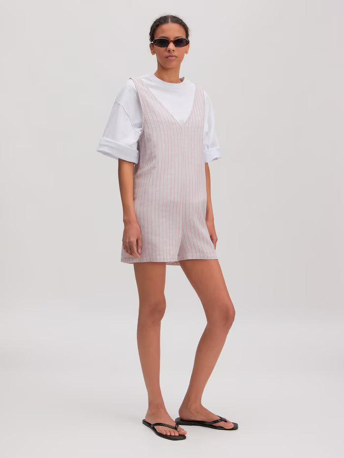 Noel Jumpsuit Pink Stripes