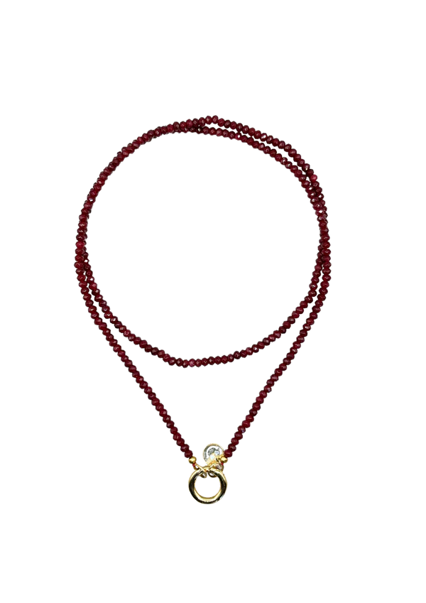 Roger Red Long Necklace
