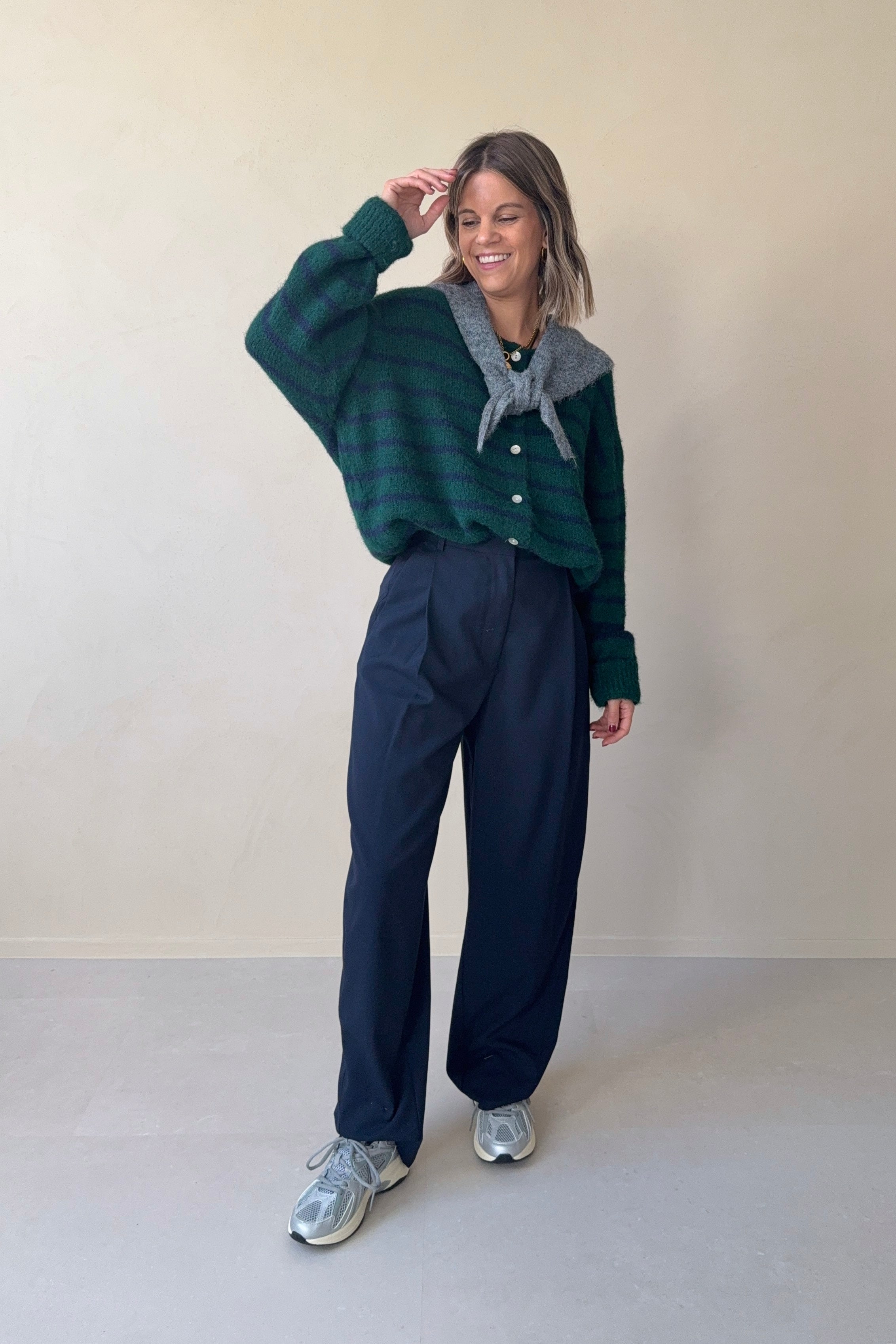 Liva Knit Vert/Marine