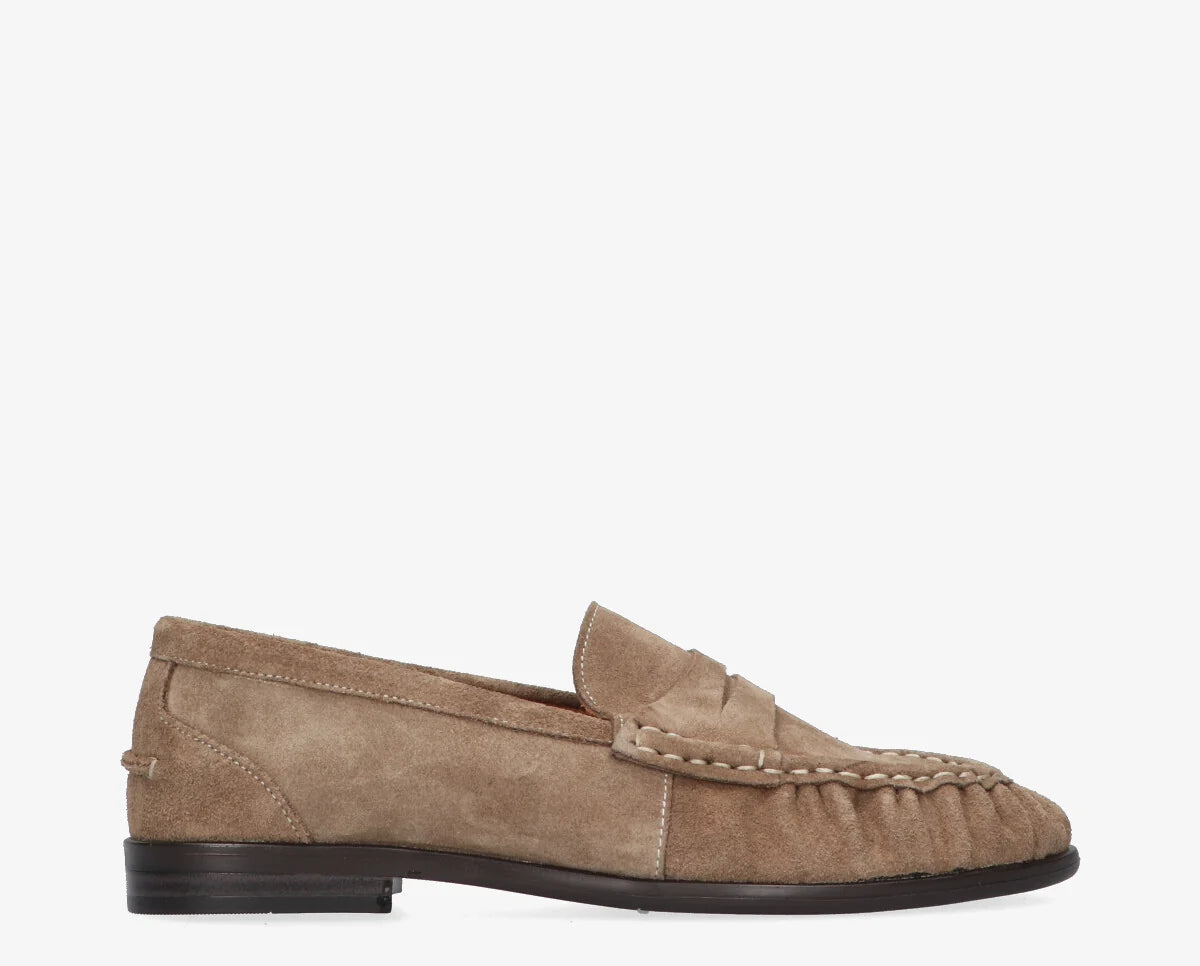 Agnes Loafers Taupe Suede