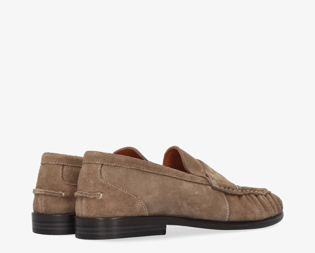 Agnes Loafers Taupe Suede