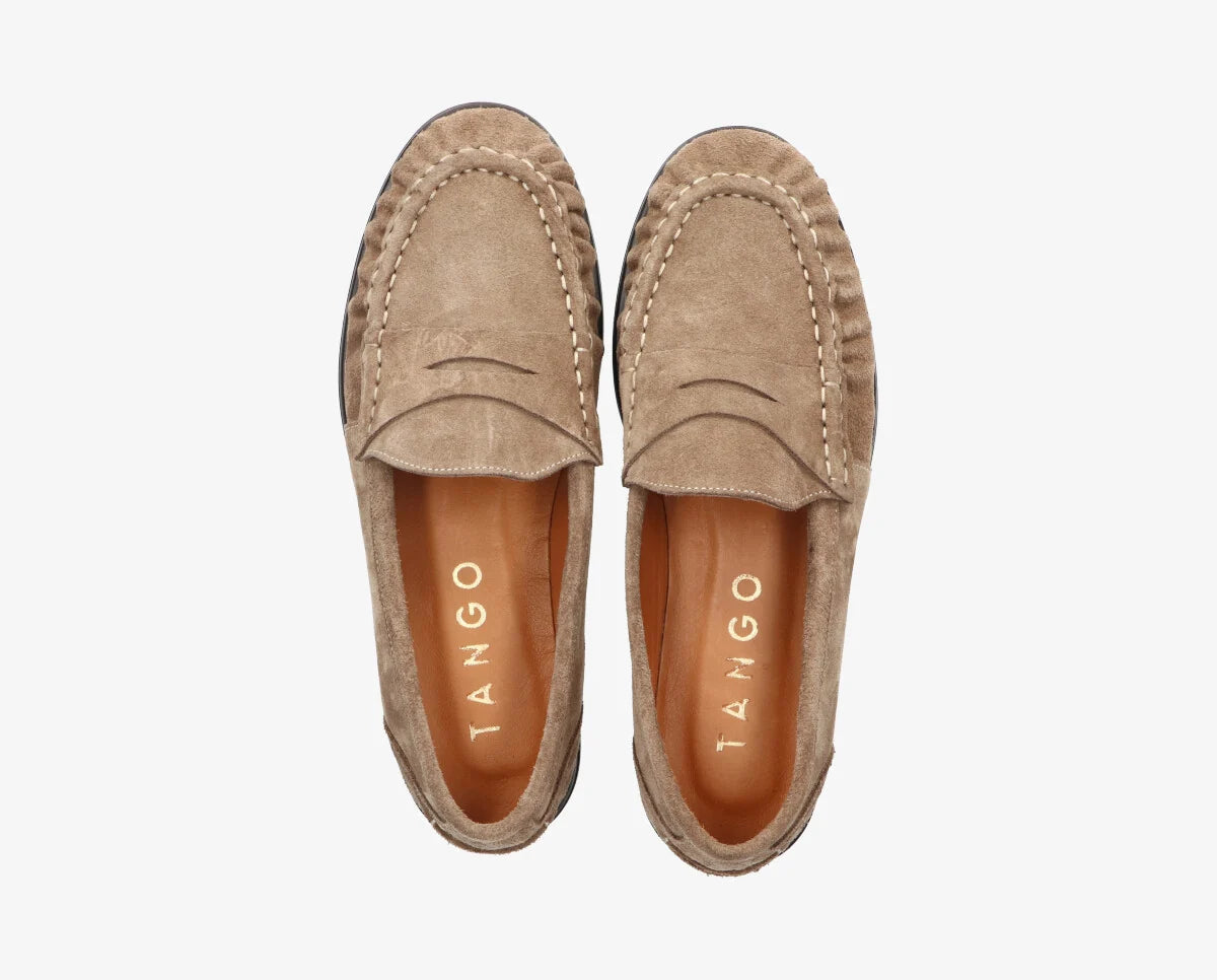 Agnes Loafers Taupe Suede