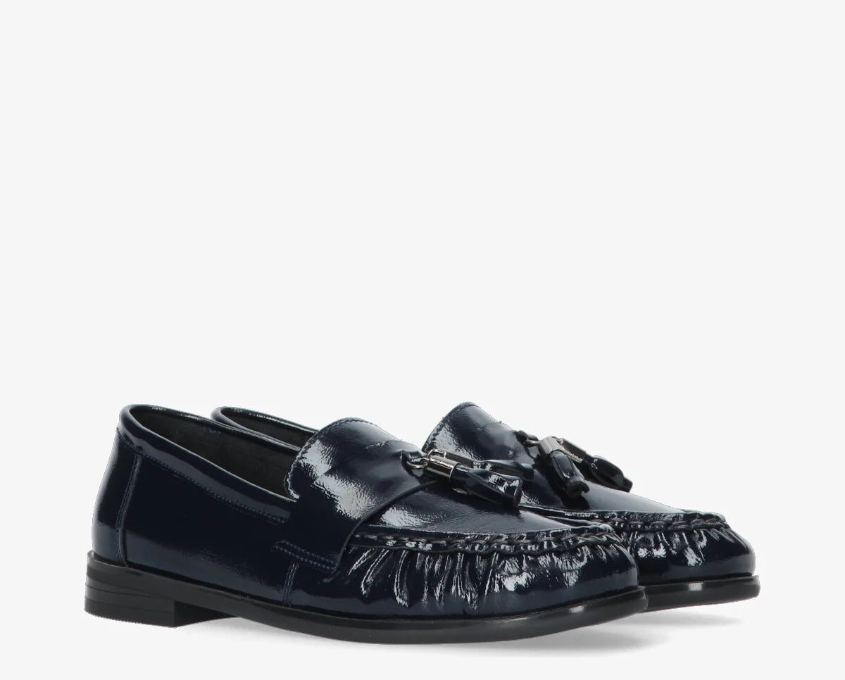 Anica Loafers Navy Patent