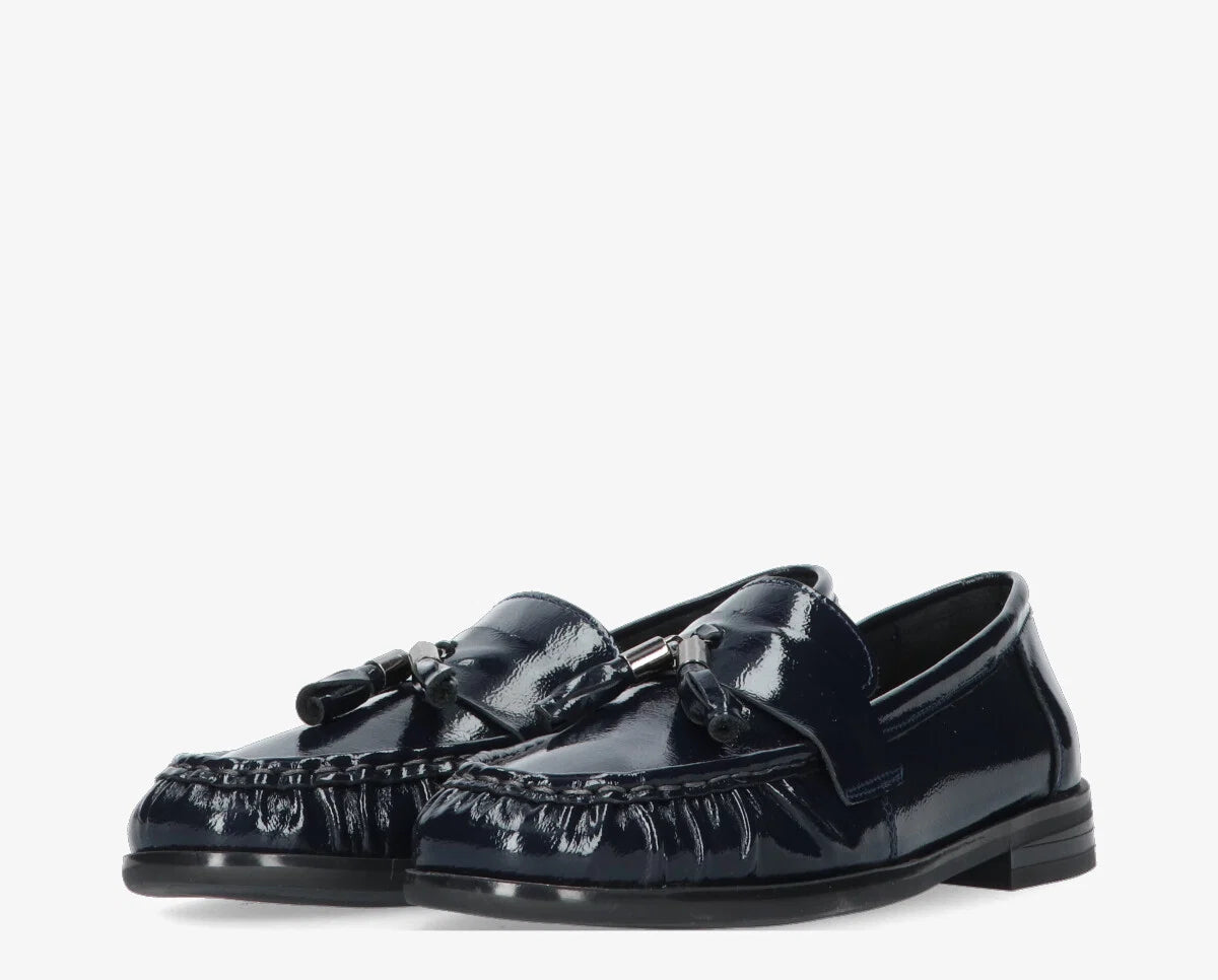 Anica Loafers Navy Patent