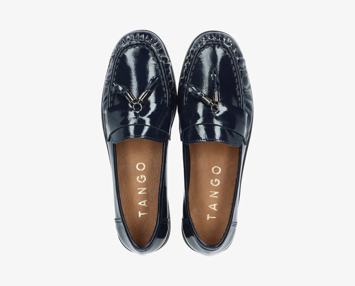 Anica Loafers Navy Patent