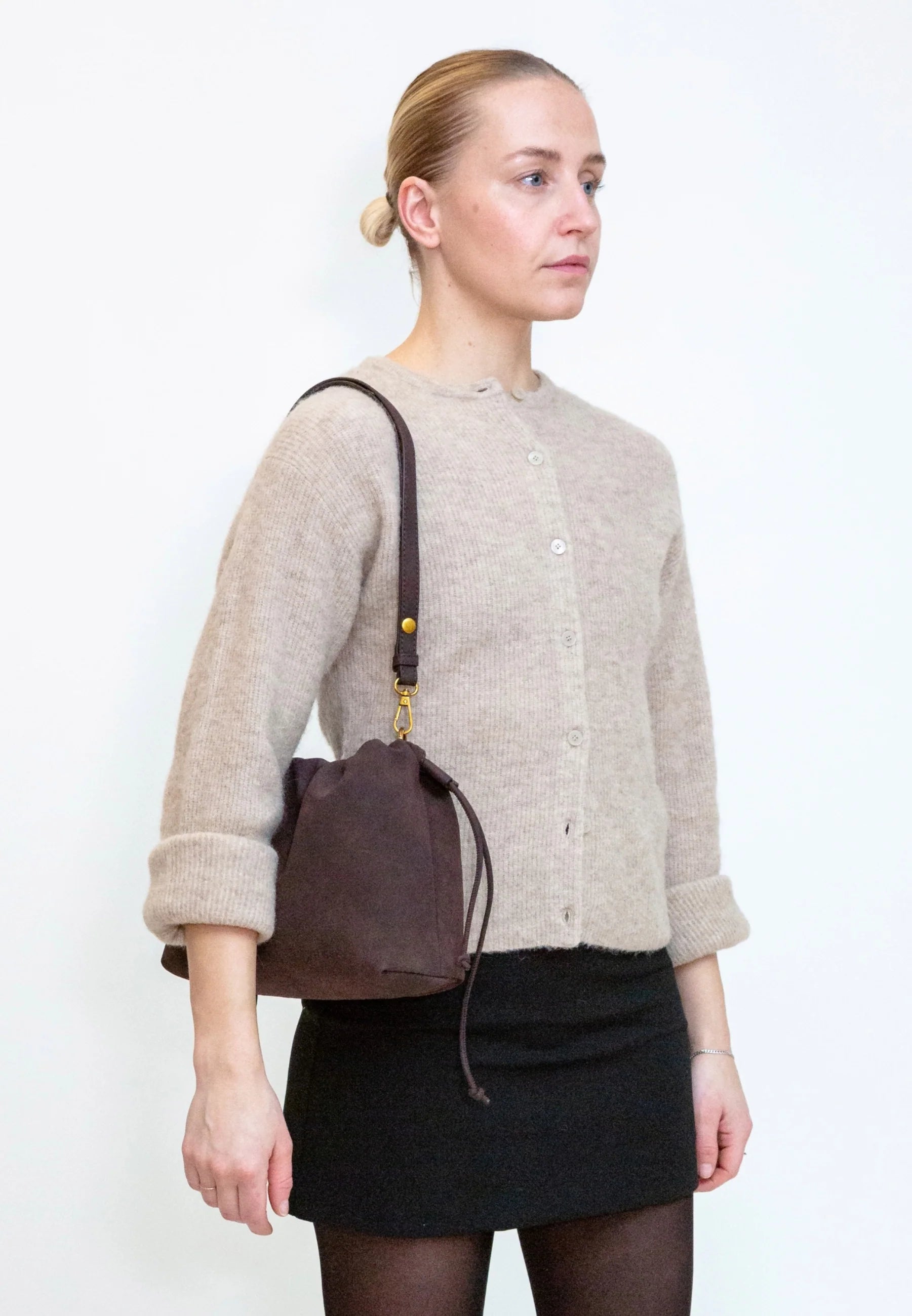 Arcane Brush Structure Bag - Brown