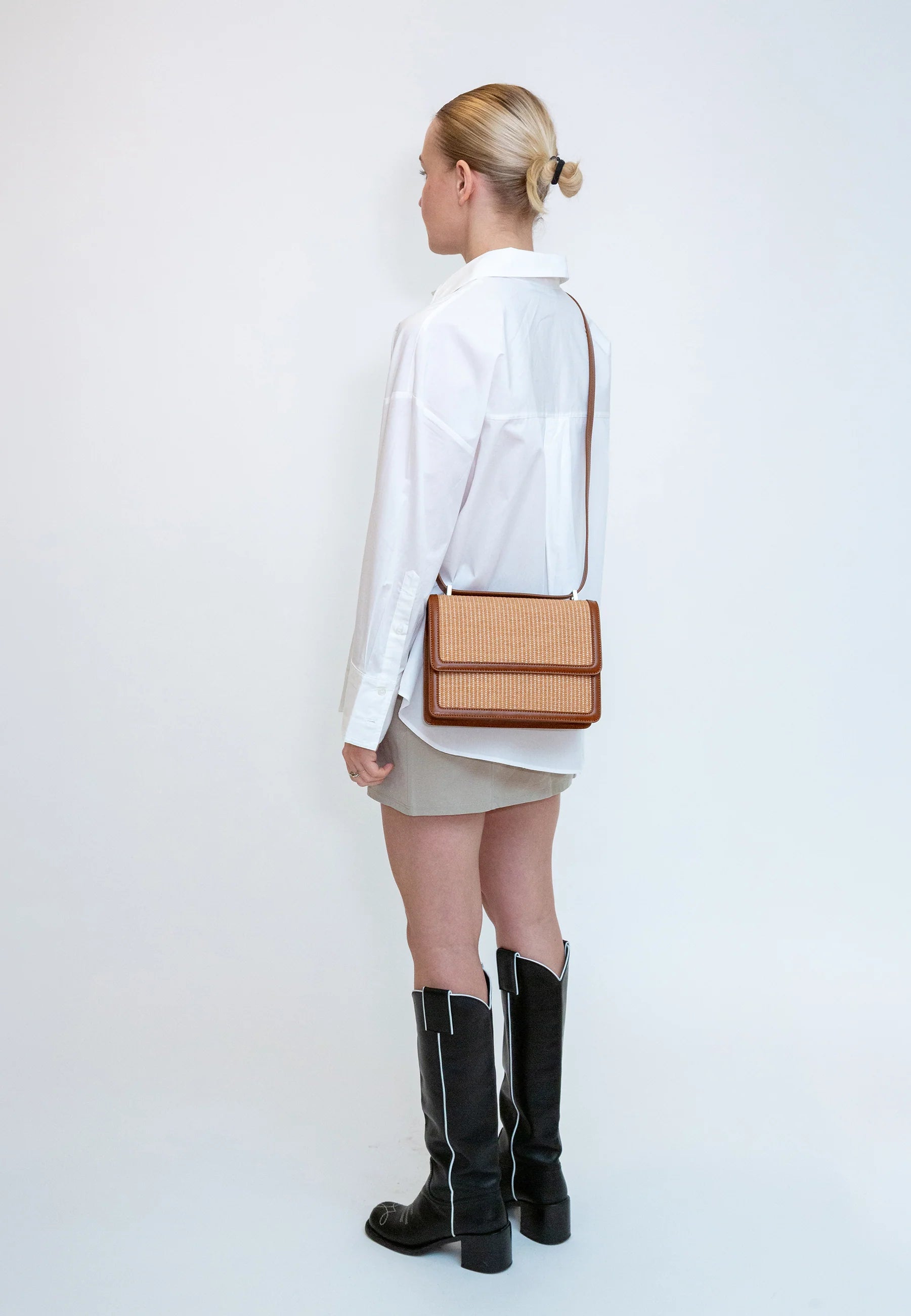 Callie Raffia Structure Desert