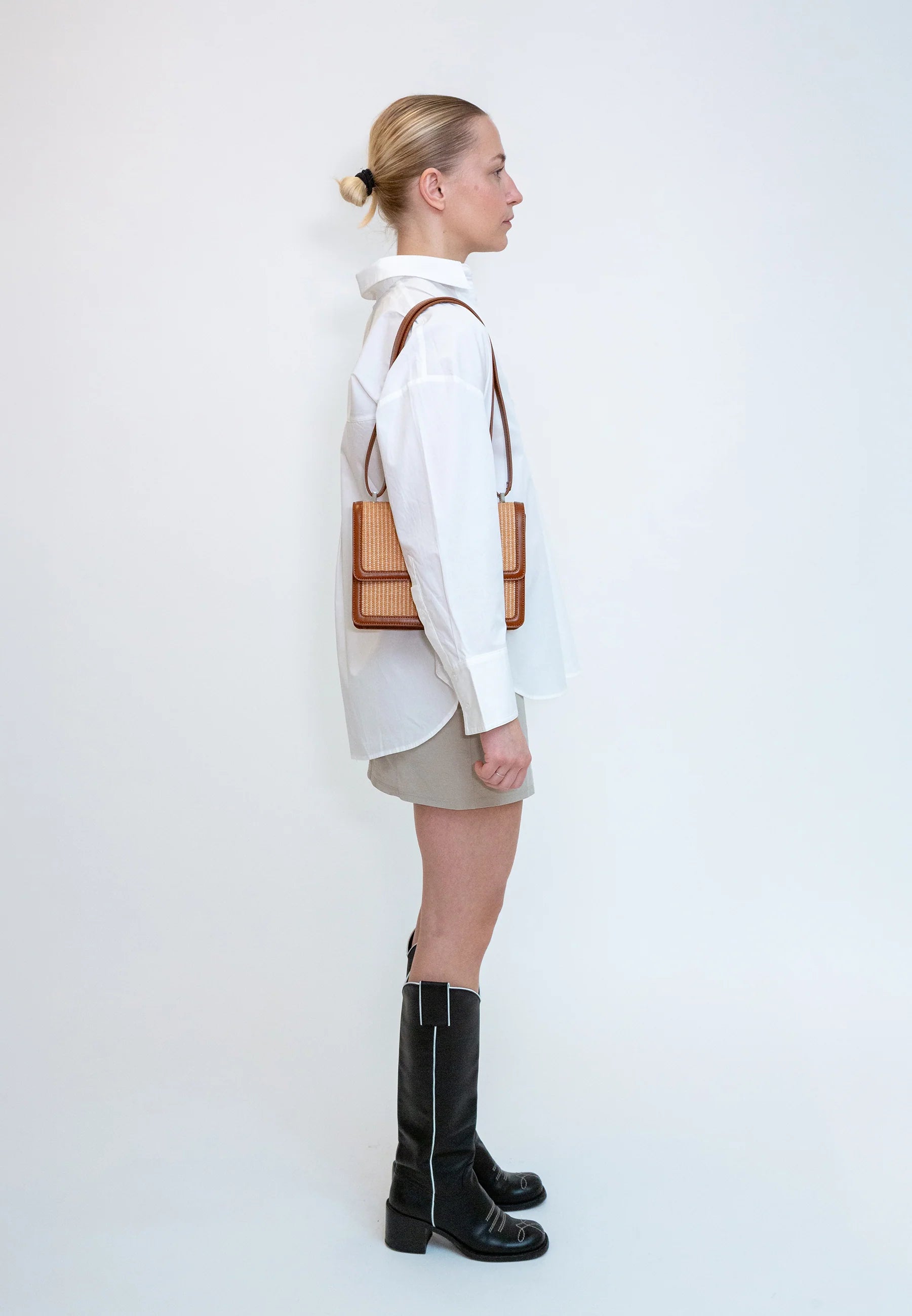 Callie Raffia Structure Desert