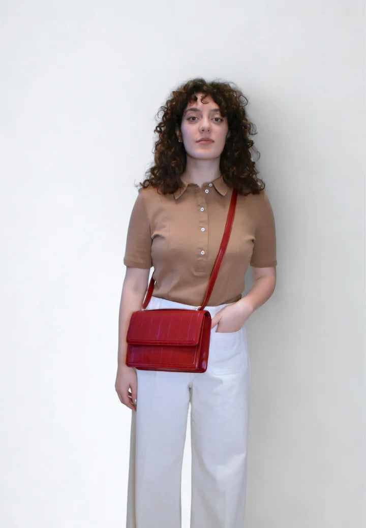 Callie Stroke Structure Scarlet Red