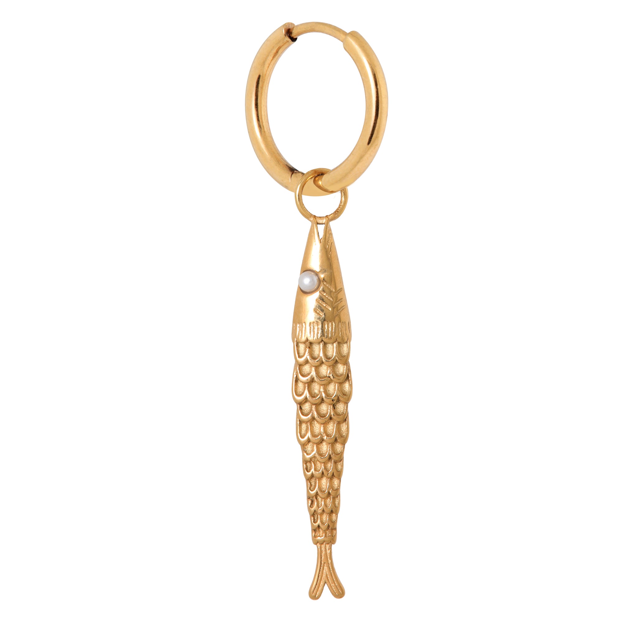 Catch of the Day Hoop Gold