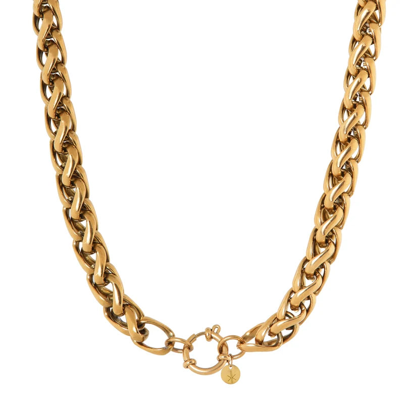 Cobra Midi Necklace Gold