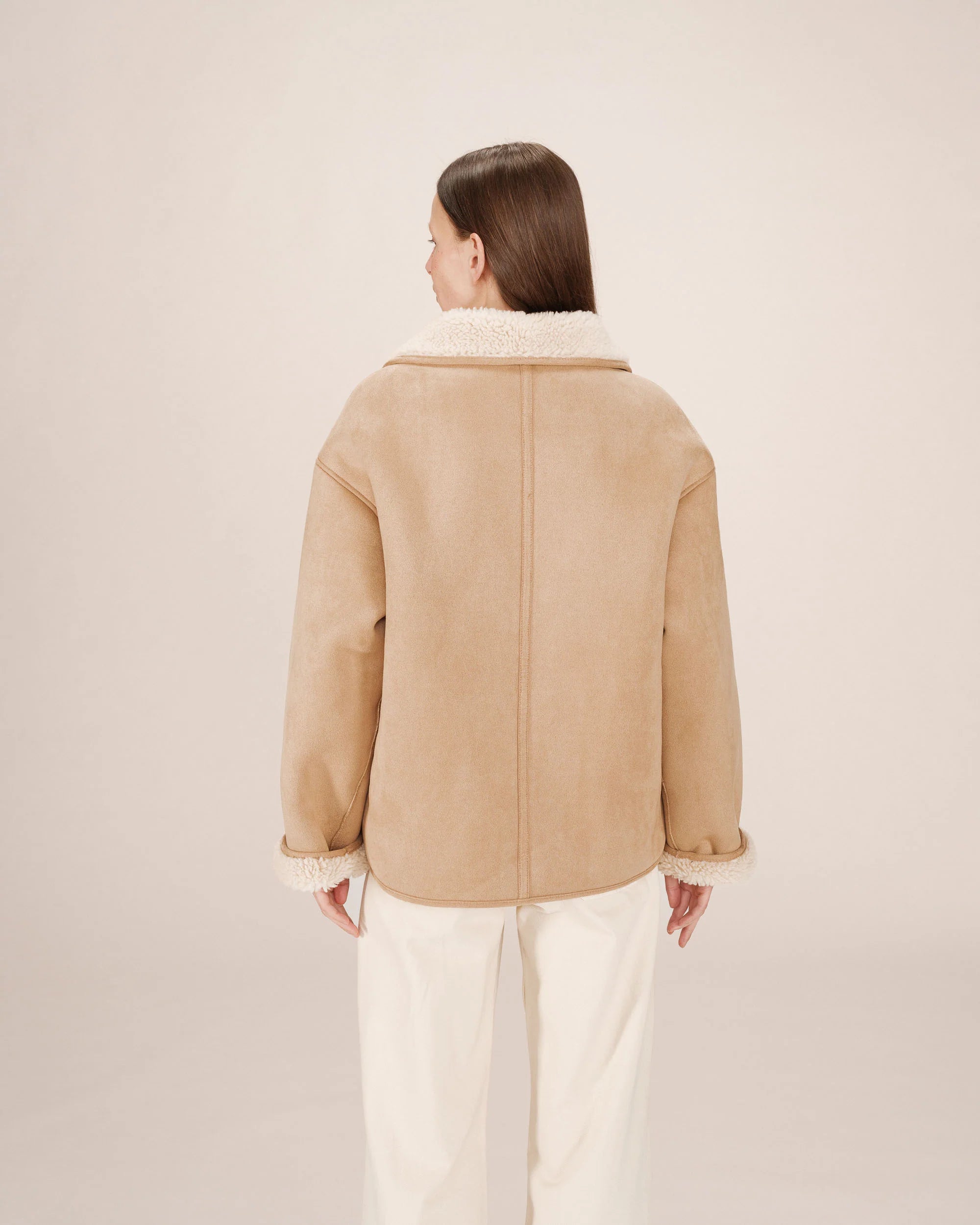 Swan Jacket Beige Rose