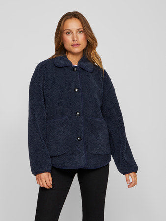 Melusa Teddy Jacket Navy Blazer